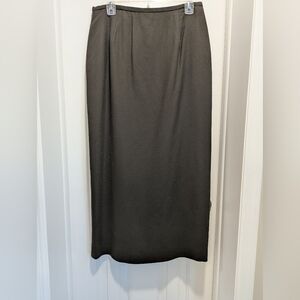 NWT Vintage Evan-Picone Worsted Wool Maxi Skirt Size 12